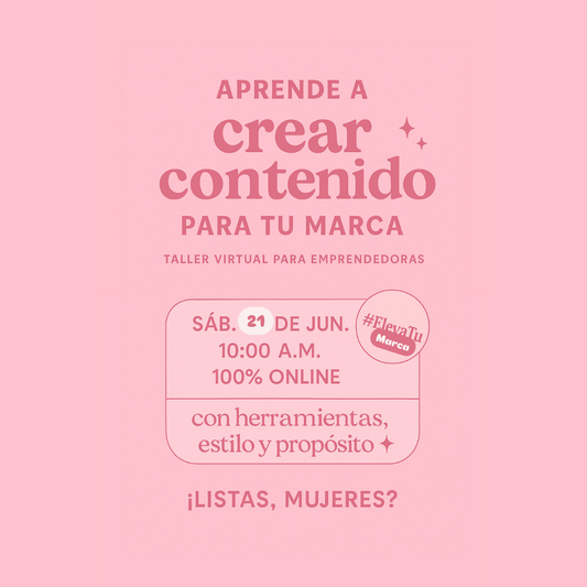 ✨ Taller Virtual: Crea, edita y brilla